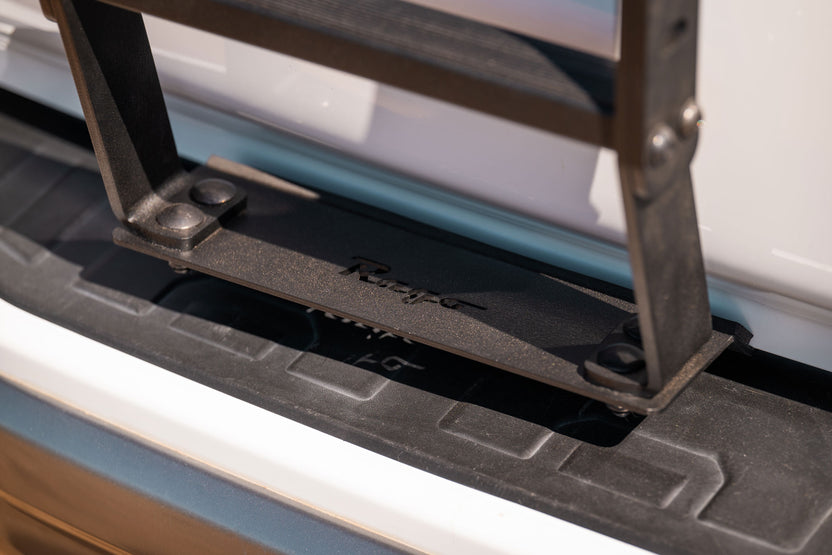 Bottom mounting of the 5th Gen 4Runner Rear Hatch Ladder
