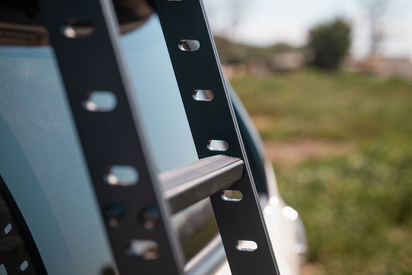 Utility mounting points on the 5th Gen 4Runner Rear Hatch Ladder