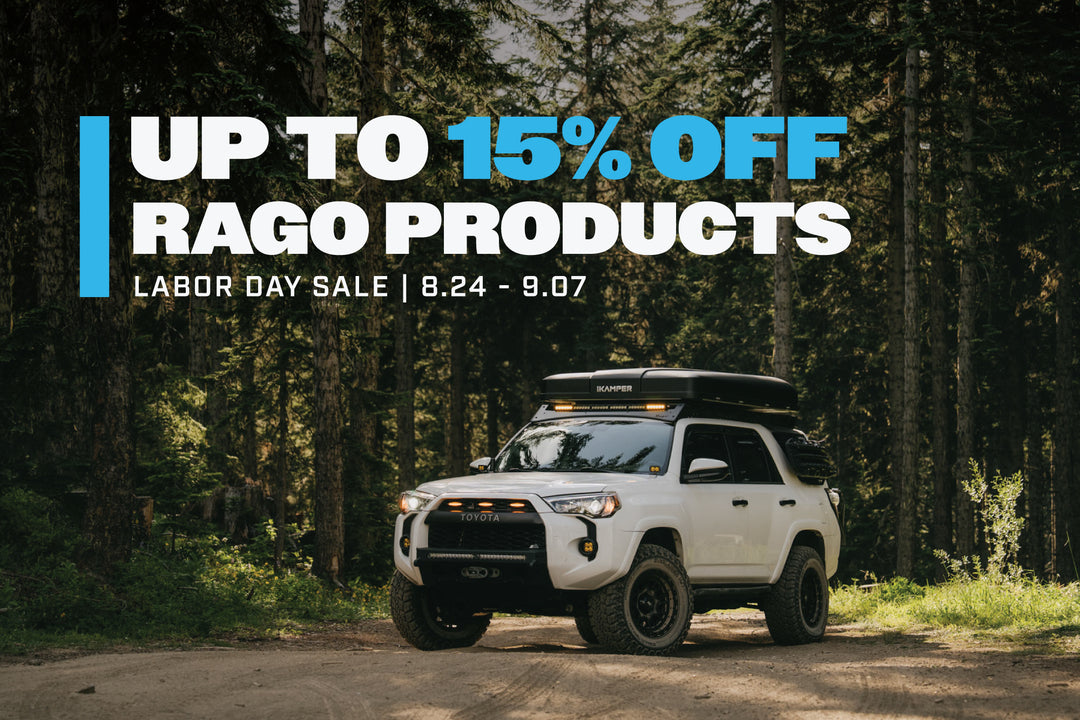 UP TO 15% OFF RAGO PRODUCTS, LABOR DAY SALE | 8.24 - 9.07