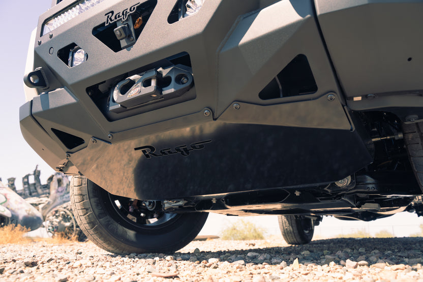 Skid Plate option for the Center Mount Winch Front Bumper for the 2024 Toyota Land Cruiser
