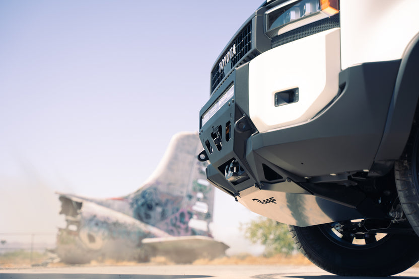 In the field with our Center Mount Winch Front Bumper for the 2024 Toyota Land Cruiser