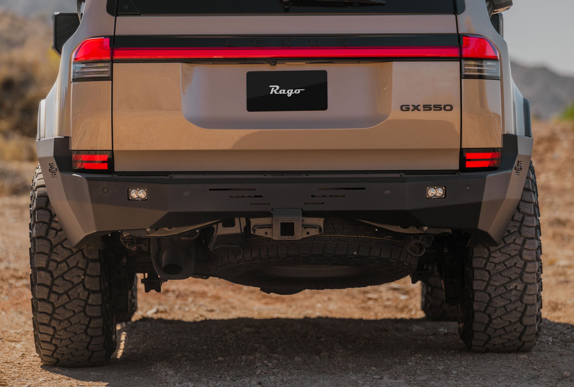 GX 550 Overland Rear Bumper with Lighting Options