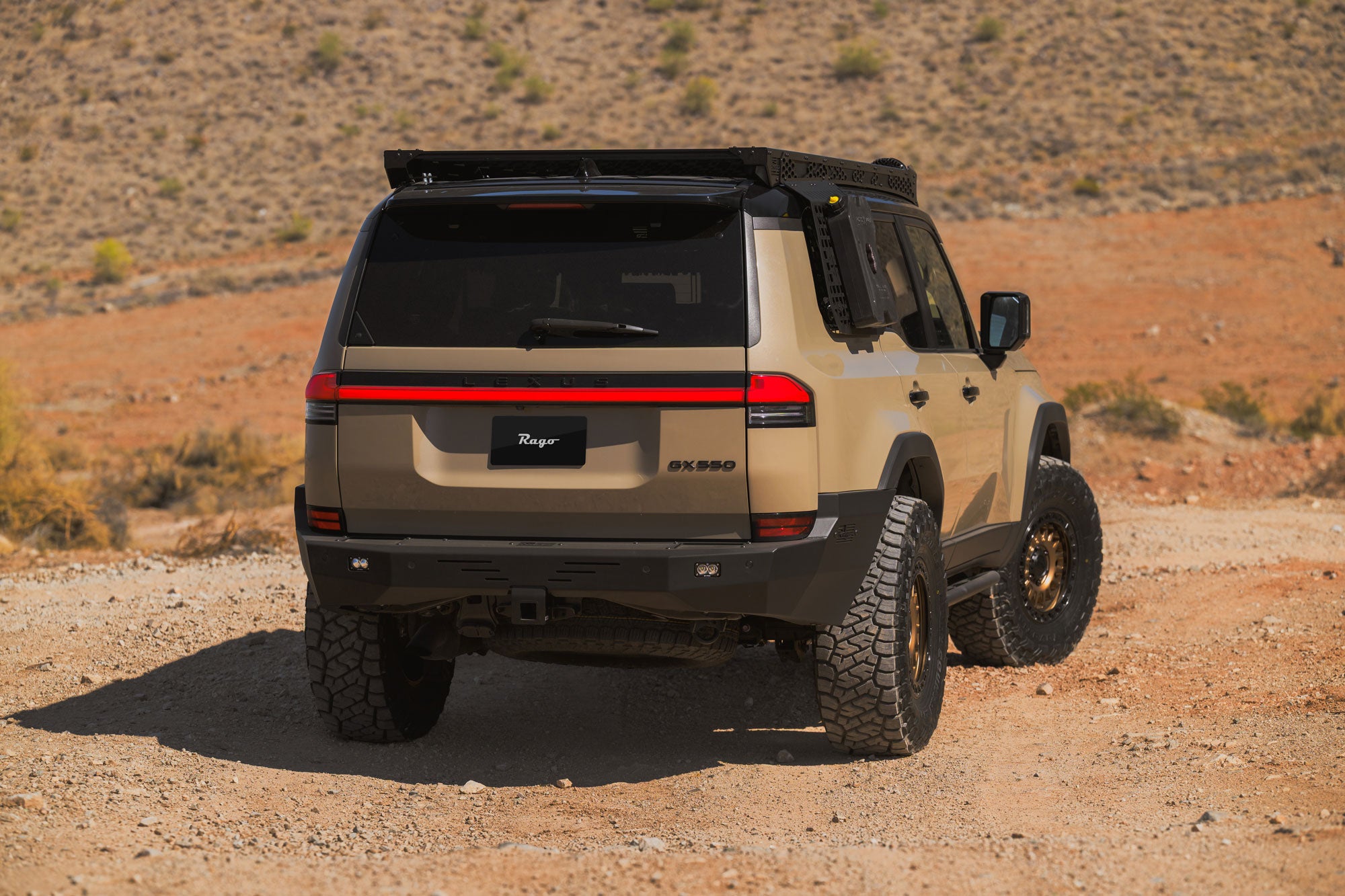 GX 550 Overland Rear Bumper with Lighting Options