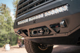 The Lexus GX 550 full-width front bumper is winch compatible, and has mounting points for D-Rings for recovery situations.