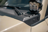 Detail of the powder coat on our GX 550 Light bracket