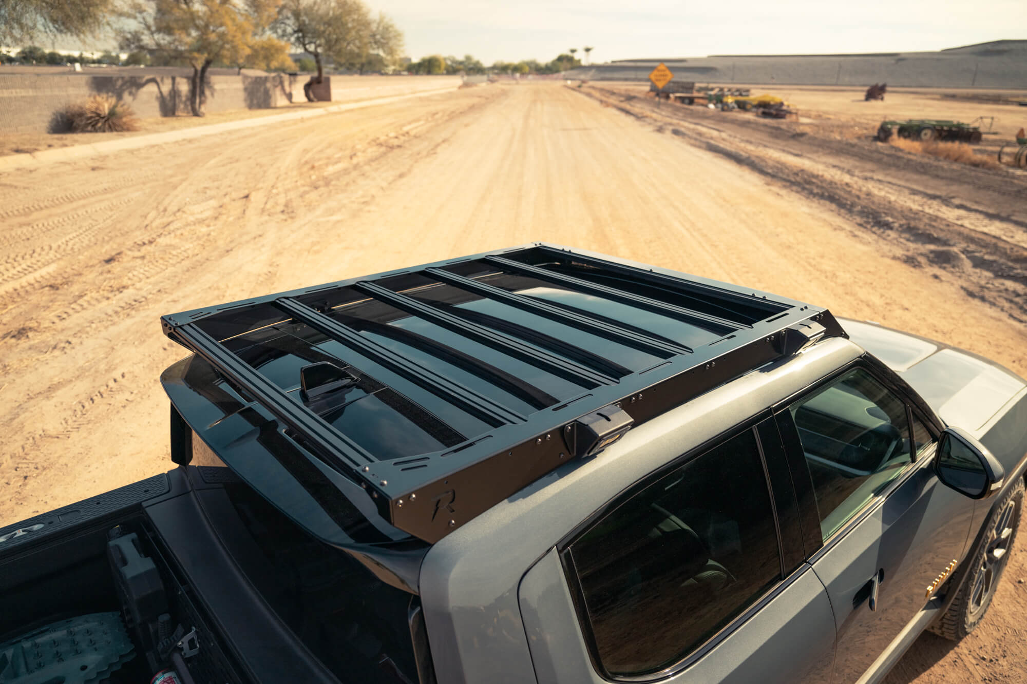 2022-2025 Rivian R1T Roof Rack | Solid Front Fairing | Rago