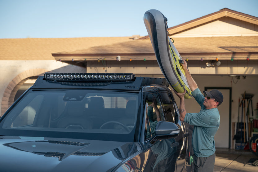 2022+ Rivian R1T Roof Rack w/ Light Pocket