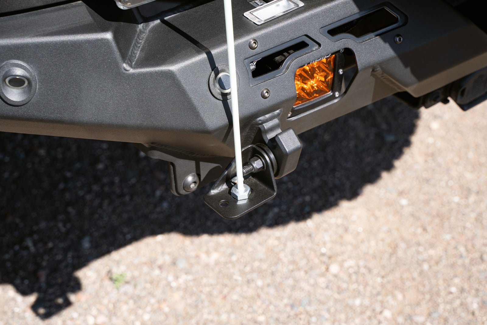 Universal Clevis Mounted Whip Flag Holder