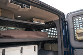Rear cargo space maximized for storage with the Molle Panel Shelves for the 2022-2026 INEOS Grenadier