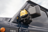 Extremely solid construction and support on the Ditch Light Brackets for the 2022-2026 INEOS Grenadier & Quartermaster