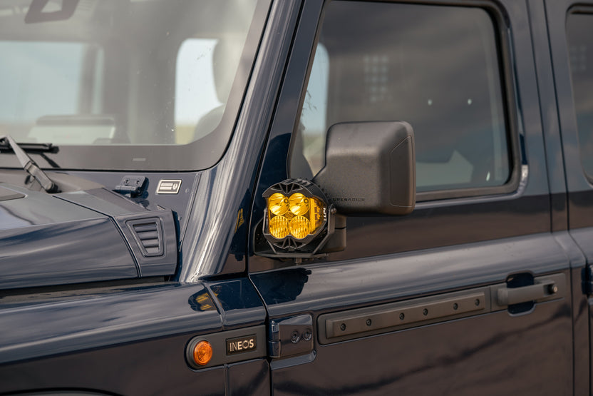 Installed 2022-2026 INEOS Grenadier & Quartermaster Ditch Light Brackets