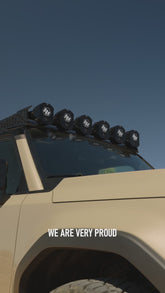 2022+ Rivian R1T Roof Rack w/ Light Pocket