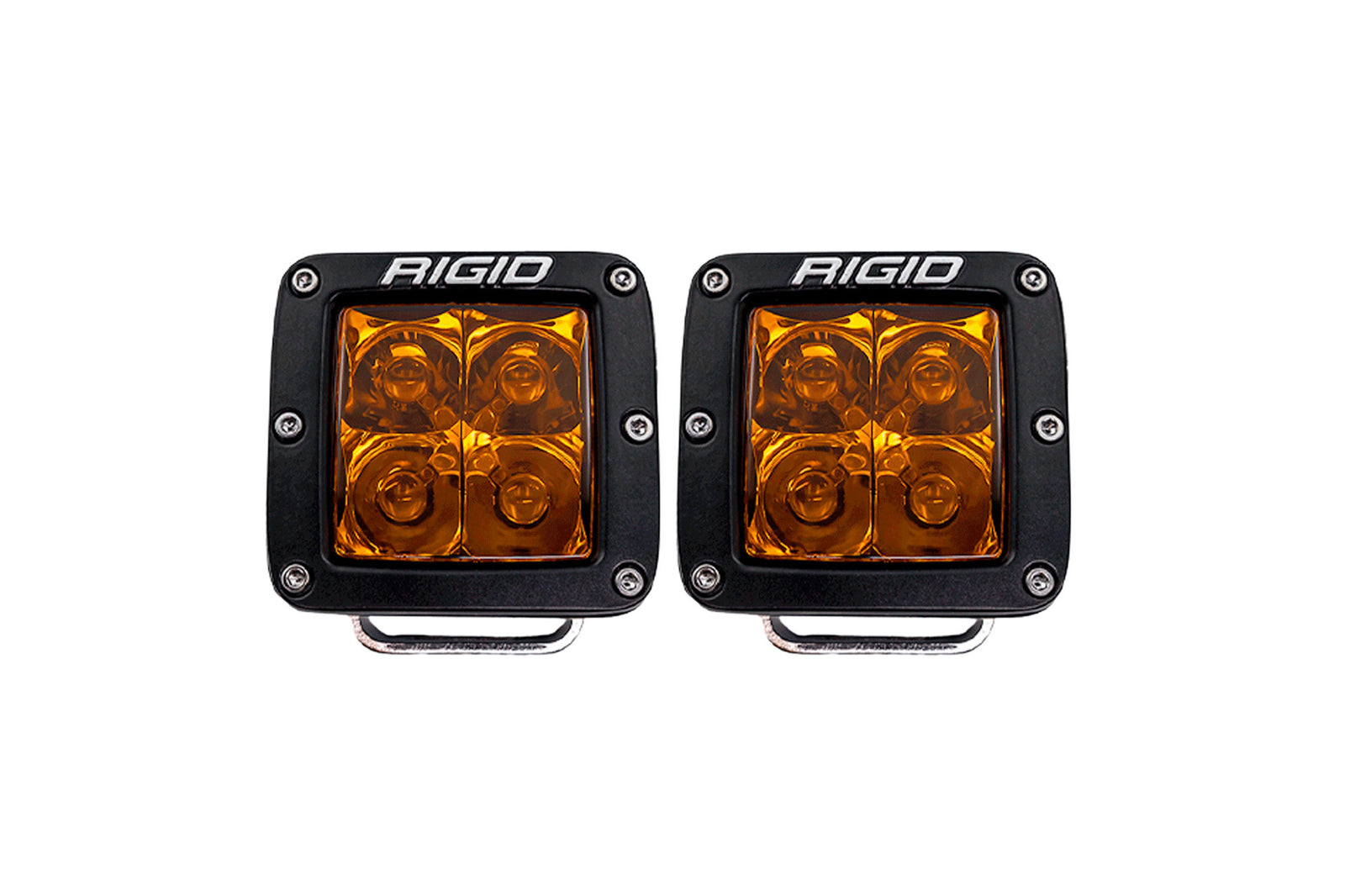 RIGID D-Series Spot with Amber PRO Lens Pair