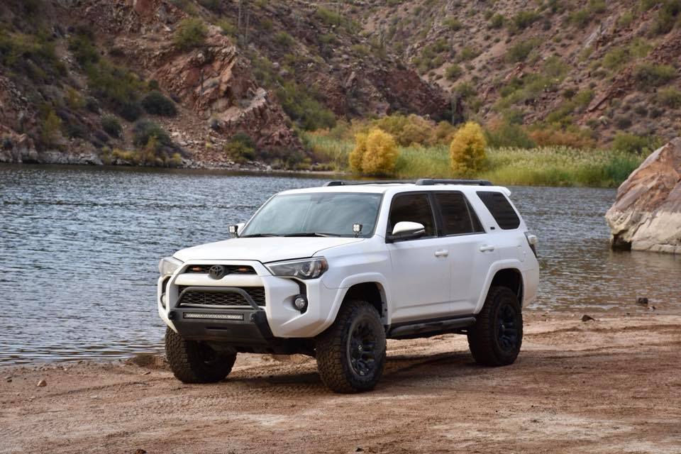 2010-2018 5th Gen Toyota 4Runner Ditch Light Brackets - Stainless Steel - Rago Fabrication