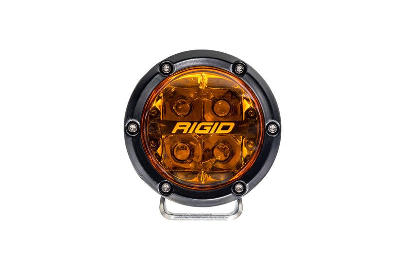 Rigid 360-Series 4 Inch Spot with Amber PRO Lens | Pair