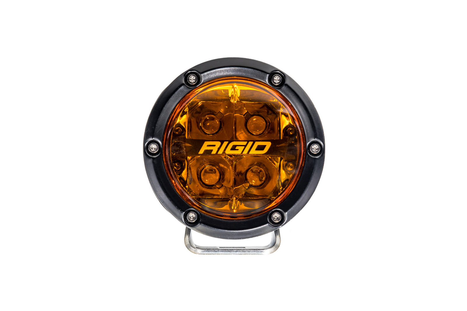 RIGID 360-Series 4 Inch Spot with Amber PRO Lens | Pair