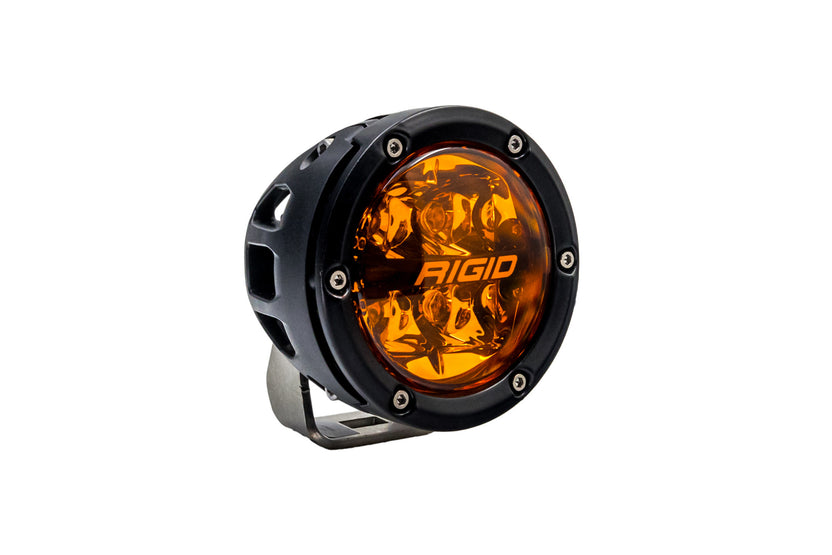 Rigid 360-Series 4 Inch Spot with Amber PRO Lens | Pair