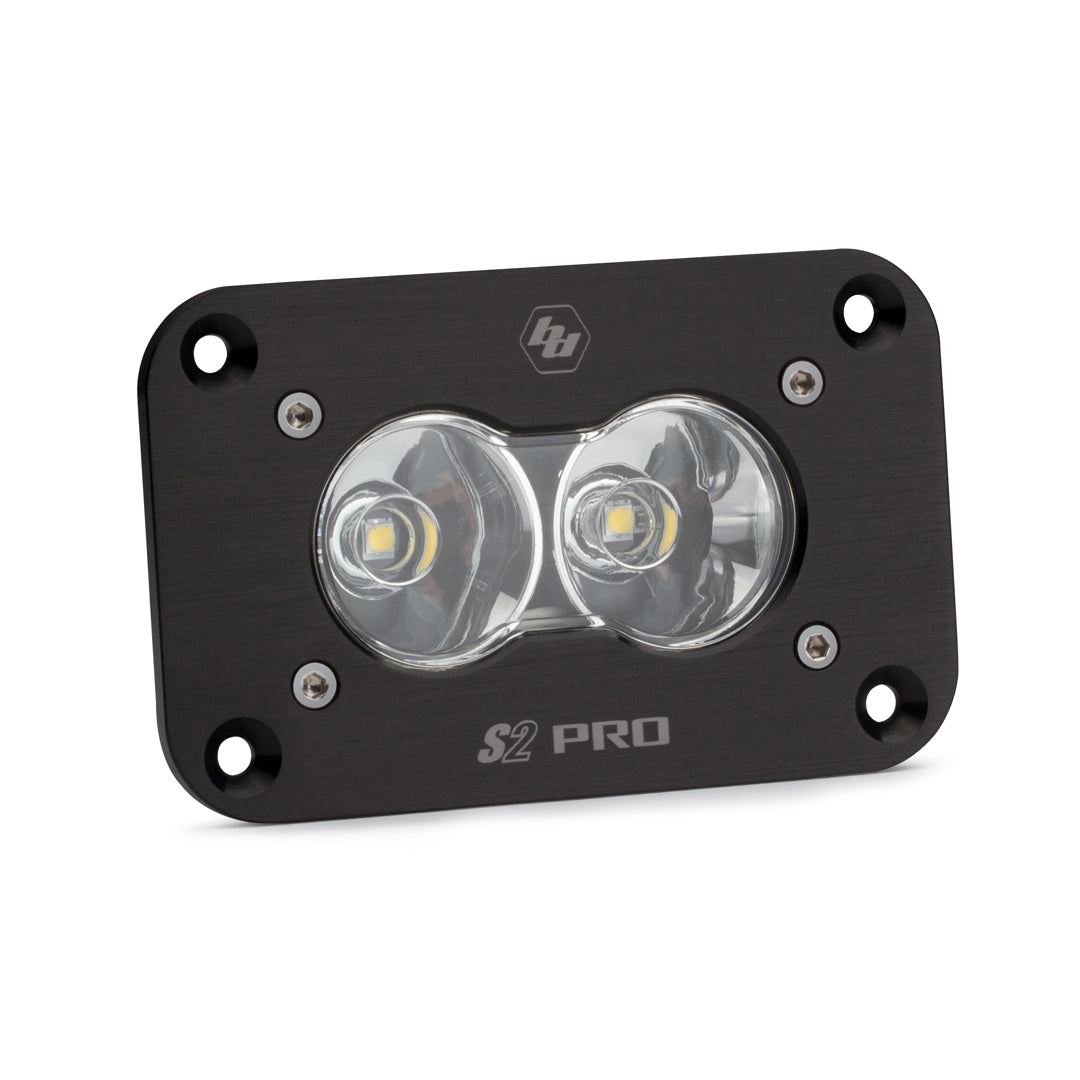 Baja Designs S2 Pro, LED Work/Scene, Flush Mount