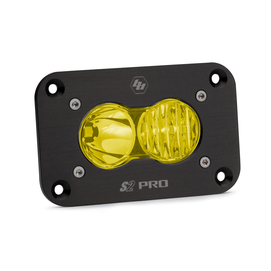 S2 Pro, LED Driving/Combo, Amber, Flush Mount