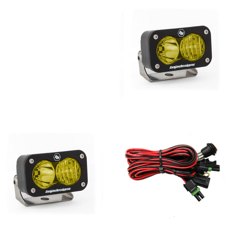 Baja Designs S2 Sport Pair Driving/Combo LED Amber - Rago Fabrication