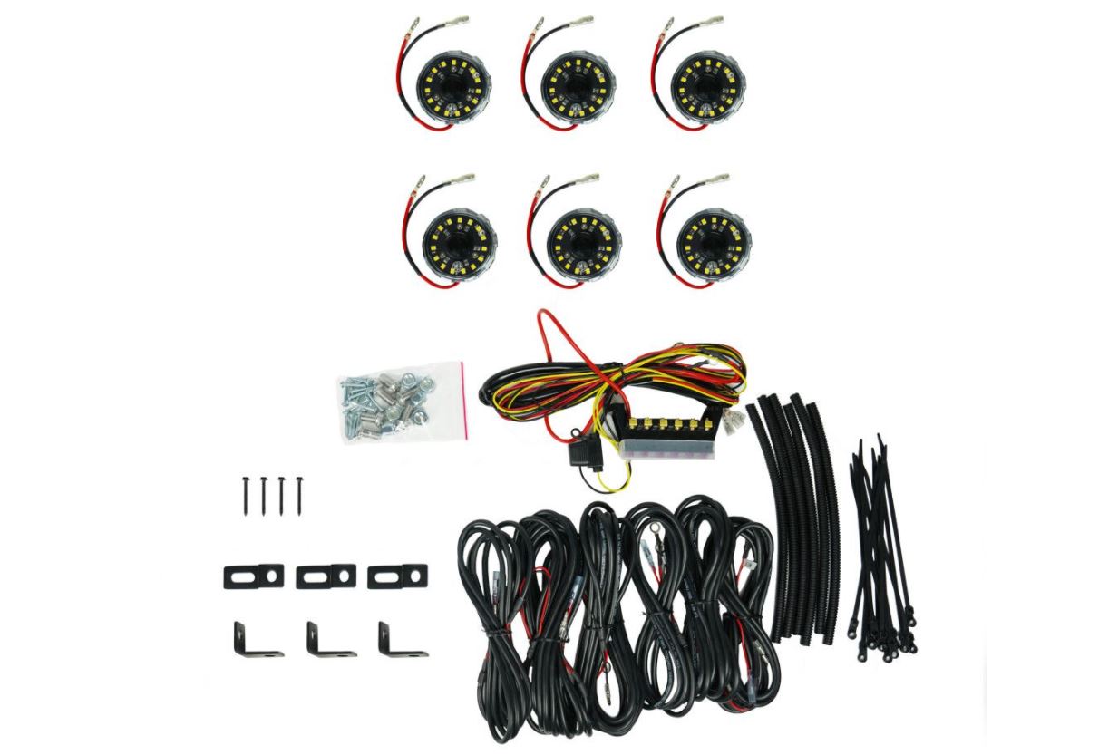 Rigid Industries | Cyclone V2 LED 6-Light - Rock Light Kit