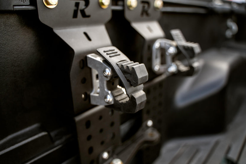 Quick Fist Mounts & Clamps for Molle Panels & Truck Beds | Pair