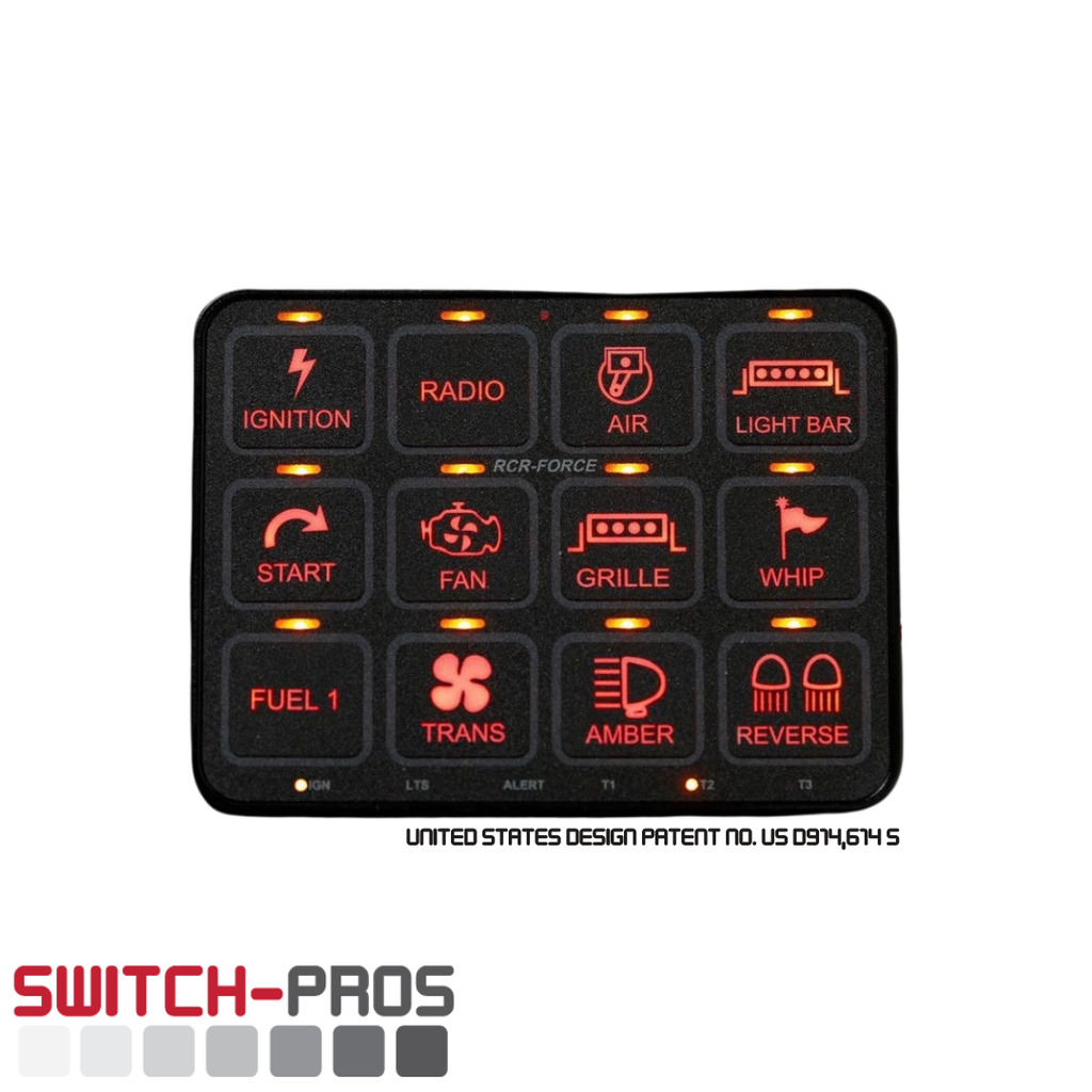 Switch-Pros RCR-Force 12 | 12 Switch Panel Power System