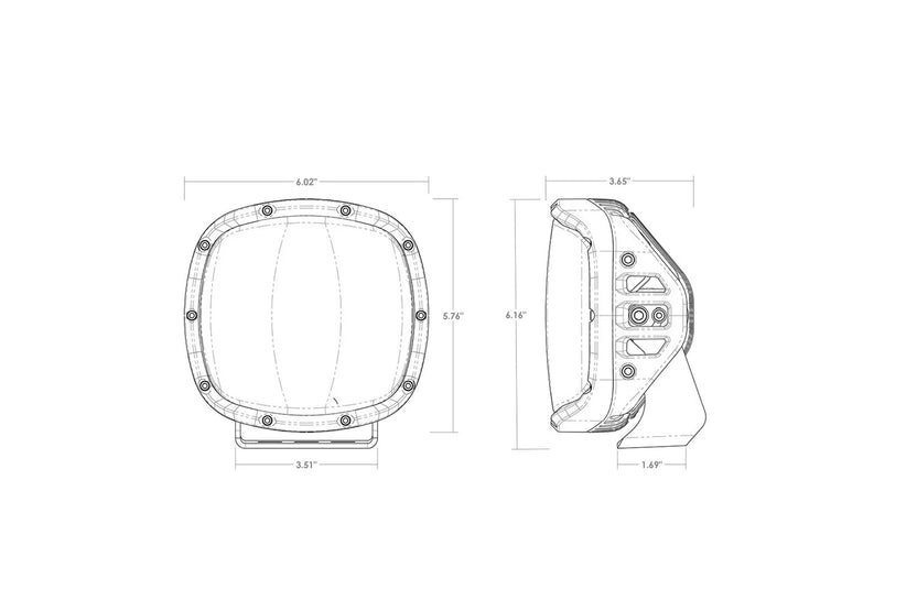 Rigid Adapt XP Extreme Powersports LED Light Pair