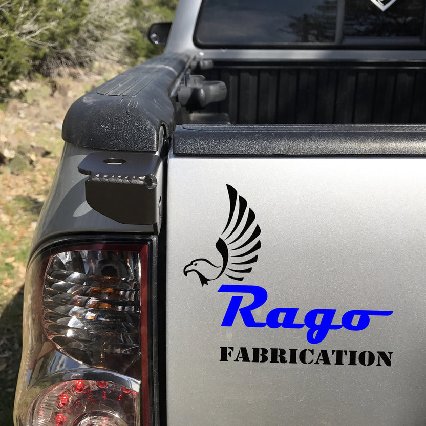 2005-2015 2nd Gen Toyota Tacoma CB Antenna Mount - Stainless Steel - Rago Fabrication