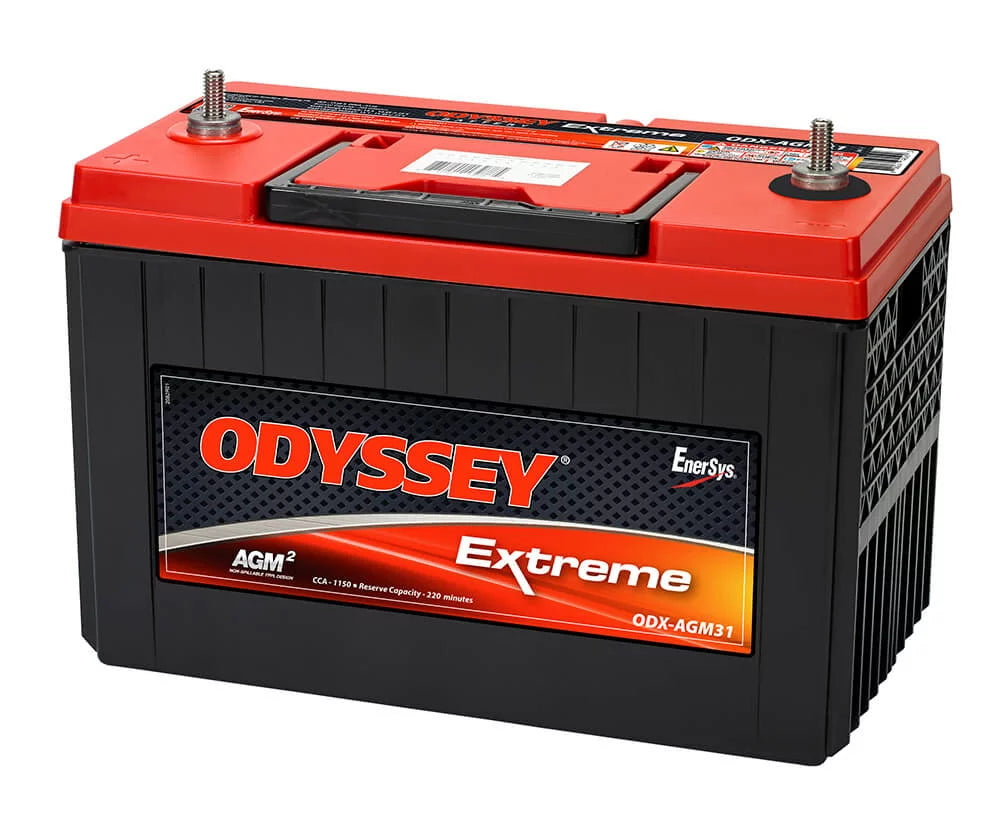Odyssey Extreme AGM battery 2017 F-250 dual battery setup