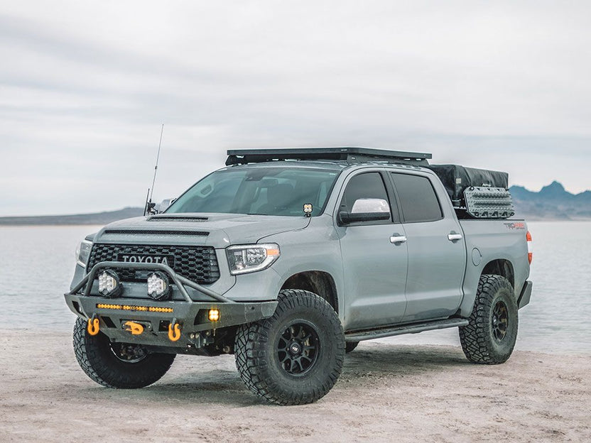 TOYOTA TUNDRA CREW MAX (2007-CURRENT) SLIMLINE II ROOF RACK KIT / LOW PROFILE - BY FRONT RUNNER